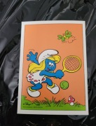 prl smurfy bajka smerfy pocztówka karta pocztowa kolekcja nr 389