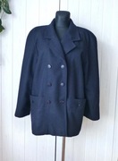 Vintage Love jesienny wełniany krótki lekki płaszcz żakiet retro XL