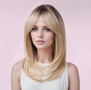 Topper blond brąz ombre
