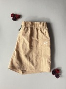 Nike DM6247200 Sportswear Essential beżowe spodenki XXL wysokie w pasie