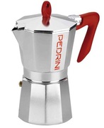 Kawiarka PEDRINI Kaffettiera 6 TZ Srebrny 240 ml 