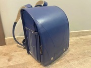 Japanski plecak szkolny Randoseru granatowy skóra ergonomiczny 1-3 klasy