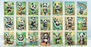 Plakaty dla dzieci, panda, 42x29,7 cm, wersja elektroniczna.