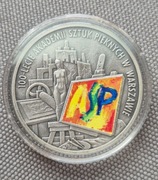 Akademia Sztuk Pięknych 10 zł ASP 2004 r. srebrna moneta mennicza