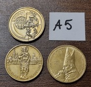 Zestaw monet 3x 2 złotych - 1999-2001r.