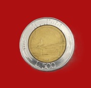 Moneta 500 lirów 1985, Włochy