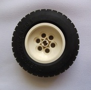 LEGO Technic koło 32019 (62x4) białe (biała felga), stan idealny