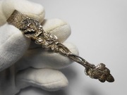 Stare Piękne Szczypce Kolekcjonerska ze Srebra 800 próba, Waga  12,7 g 