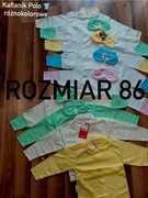 mix Kaftaniki Różne rodzaje, roz.86, 100% bawełna