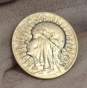 Moneta 5 zł  Polonia - Głowa Kobiety z 1932 r