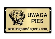 Wyjątkowe tabliczki uwaga zły pies duży wybór doberman, amstaff owczarek