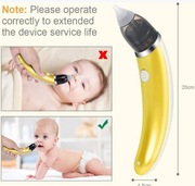 Elektryczny aspirator do nosa dla dzieci