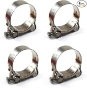 86-91 mm obejma typu T, stal nierdzewna 304, zestaw 4 sztuk