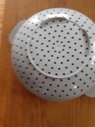 Cedzak durszlak kuchenny z uchwytami plastikowy duży 