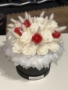 Flowerbox ze świec sojowych duży 