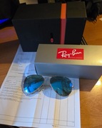 Okulary Ray-Ban P Aviator Classic RB3025 pozłacane (polarized), r. 58-14
