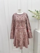 Sukienka zdobiona Starlet nowa 100% bawełna wigilia święta sylwester 42 XL