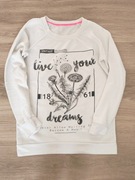 biała bawełniana bluza rozm. S