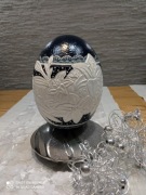 JAJA STRUSIE RĘCZNIE RZEŻBIONE RĘKODZIEŁO