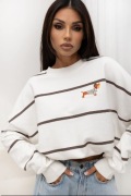 BLUZA DRESOWA OVERSIZE PASKI JAMNIK  NOWOŚĆ POLSKA MARKA 