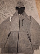 Bluza męska z kapturem na zamek – rozmiar S  (szara)