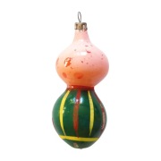 JACEK I AGATKA PRL - SZKLANA BOMBKA CHOINKOWA - STARA OZDOBA NA CHOINKĘ