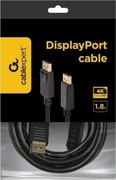 Kabel Gembird DisplayPort - DisplayPort 1.8m czarny (CC-DP2-6)