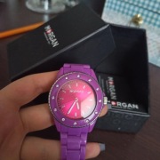 Zegarek Morgan rozowy