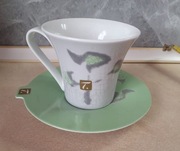 Komplet Nestlé  biało miętowy 