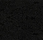 Tkanina obiciowa flok czarna welur plusz stylowa