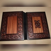 Szkatuła - wielka księga - ręczna robota  UNIKAT