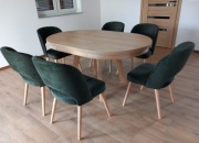 Stół okrągły rozkładany Hikora naturalna