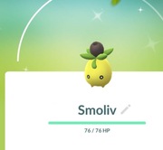 Pokemon Go Shiny Smoliv Trade