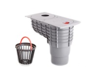 Osadnik rynnowy Capricorn Q3 Szary Grey