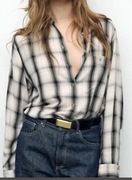 Koszula Zara ze złotą nitka jak nowa M