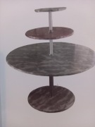 Stoły z blatów kamiennych obrotowe