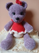 Miś misia przytulanka handmade duża
