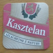 Podkładka piwa marki Kasztelan. Nowa.