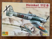 Heinkel He-112B skala 1:72 (RS models) 