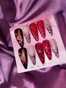 Paznokcie Tipsy Press on Nails Handmade y2k