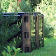 Kompostownik 800L – System Modułowy, Dwukomorowy, Czarny