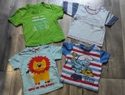 Zestaw koszulek dziecięcych 80, 86
