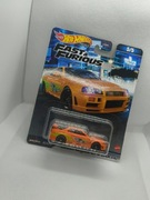 Hot Wheels Premium - Nissan Skyline GT-R BNR34 Fast & Furious