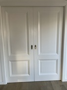 Drzwi przesuwne drewno białe lakierowane