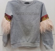 Bluza szara dla dziewczynki Happy Star 122/128