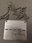 Nieśmiertelnik identyfikator Belgia