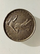 Srebrna moneta 5 Franków Siewczyni różne roczniki