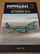 Model kartonowy MPModel Mitsubishi Ki 83
