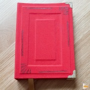 Czerwony Kraftowy Notes od Sonia Atelier - prezent, unikat. 
