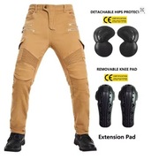 Spodnie motocyklowe z ochraniaczami
